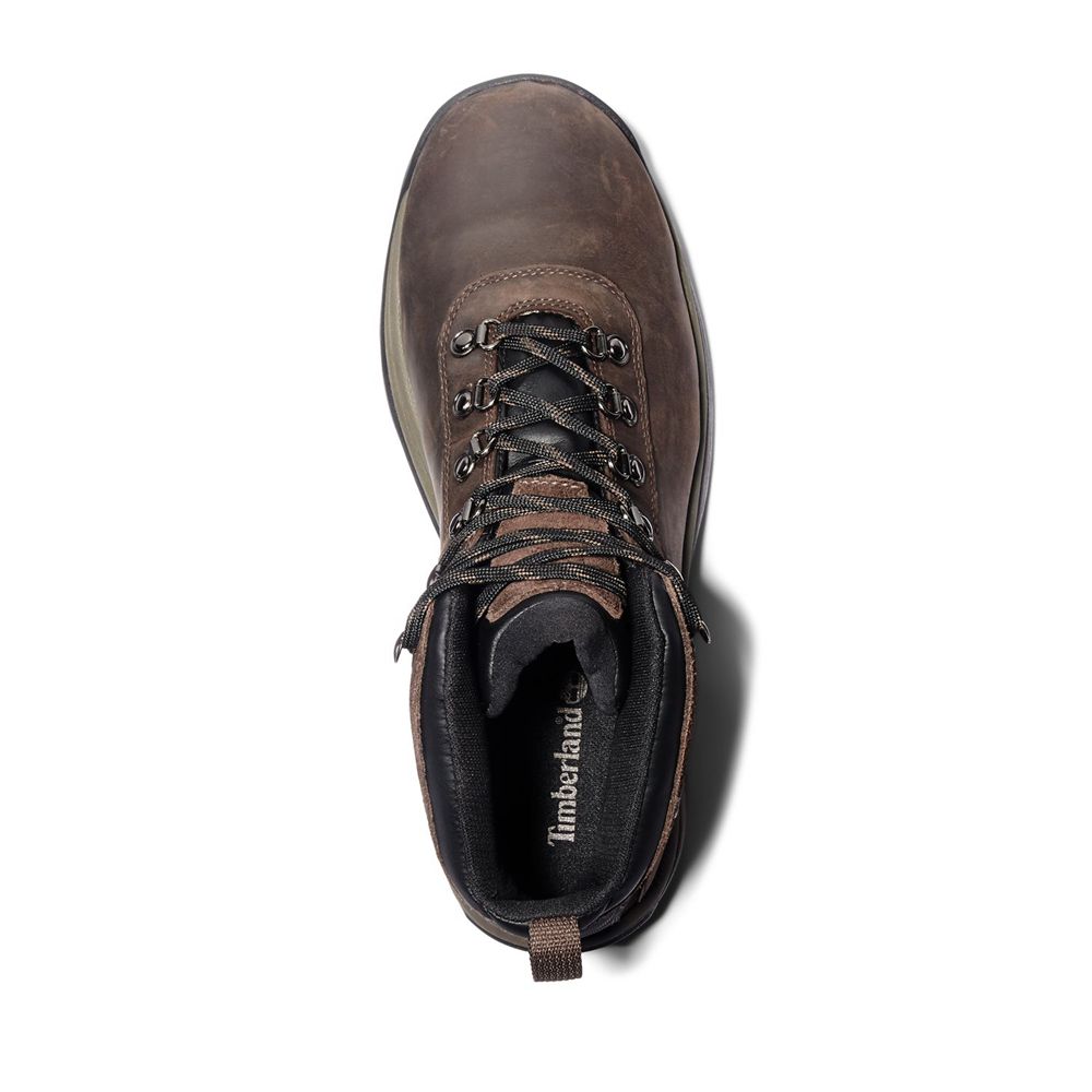 Bocanci De Drumeție Timberland Barbati Maro Inchis - Flume Mid Waterproof - Romania - CLAGJO372
